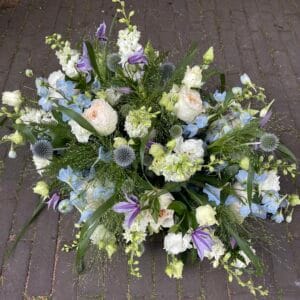 Rouwstuk langwerpig ovaal