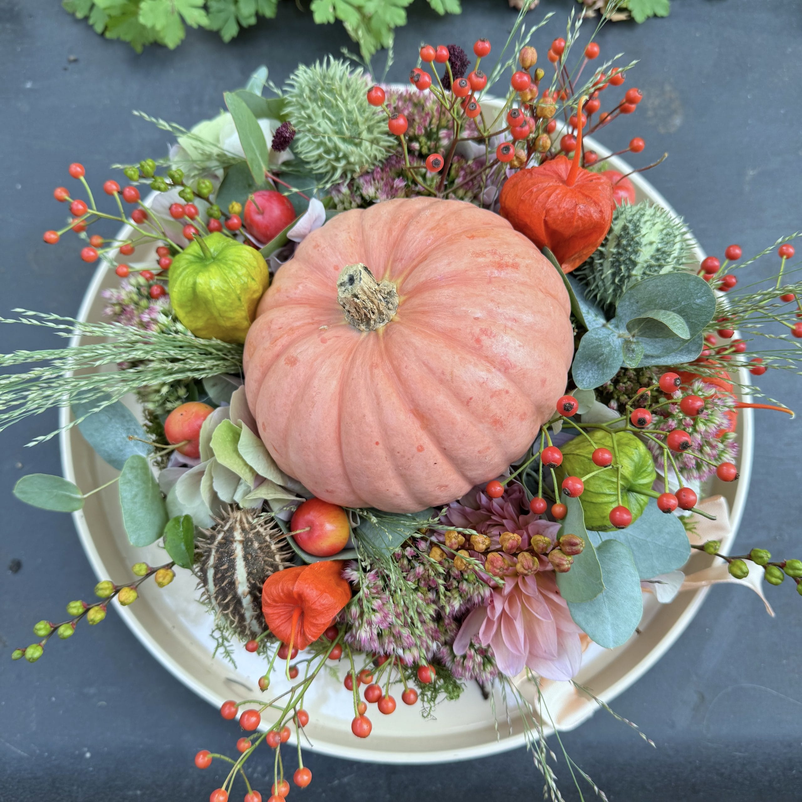 Herfst Bloementaart - Afbeelding 2